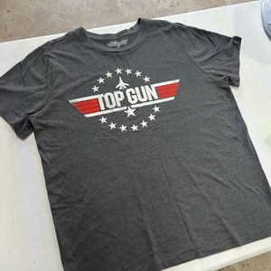 2021 Top Gun - XXL Grey T-shirt - 60% Cotton / 40% Polyester